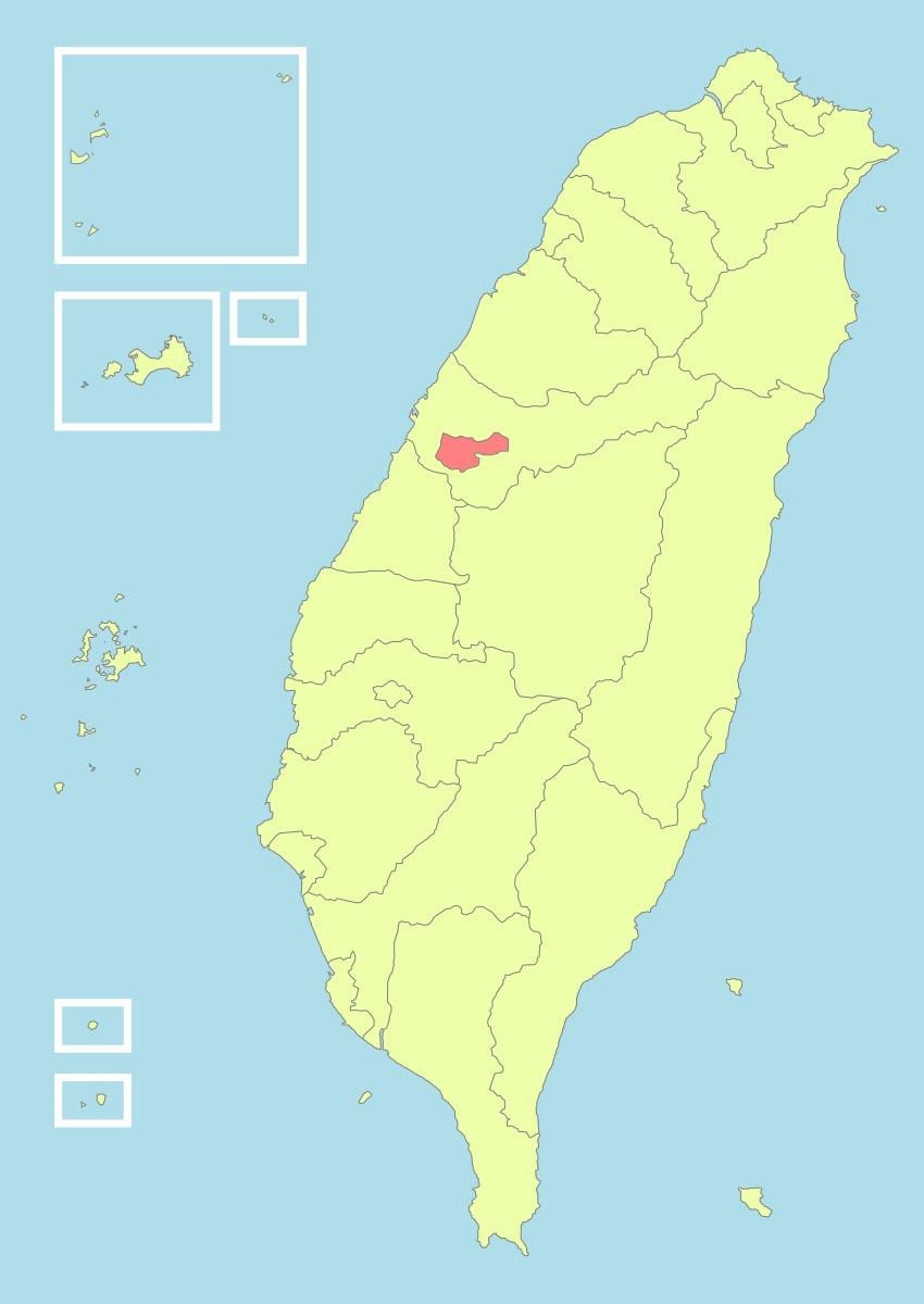 Ramani ya taichung Taiwan