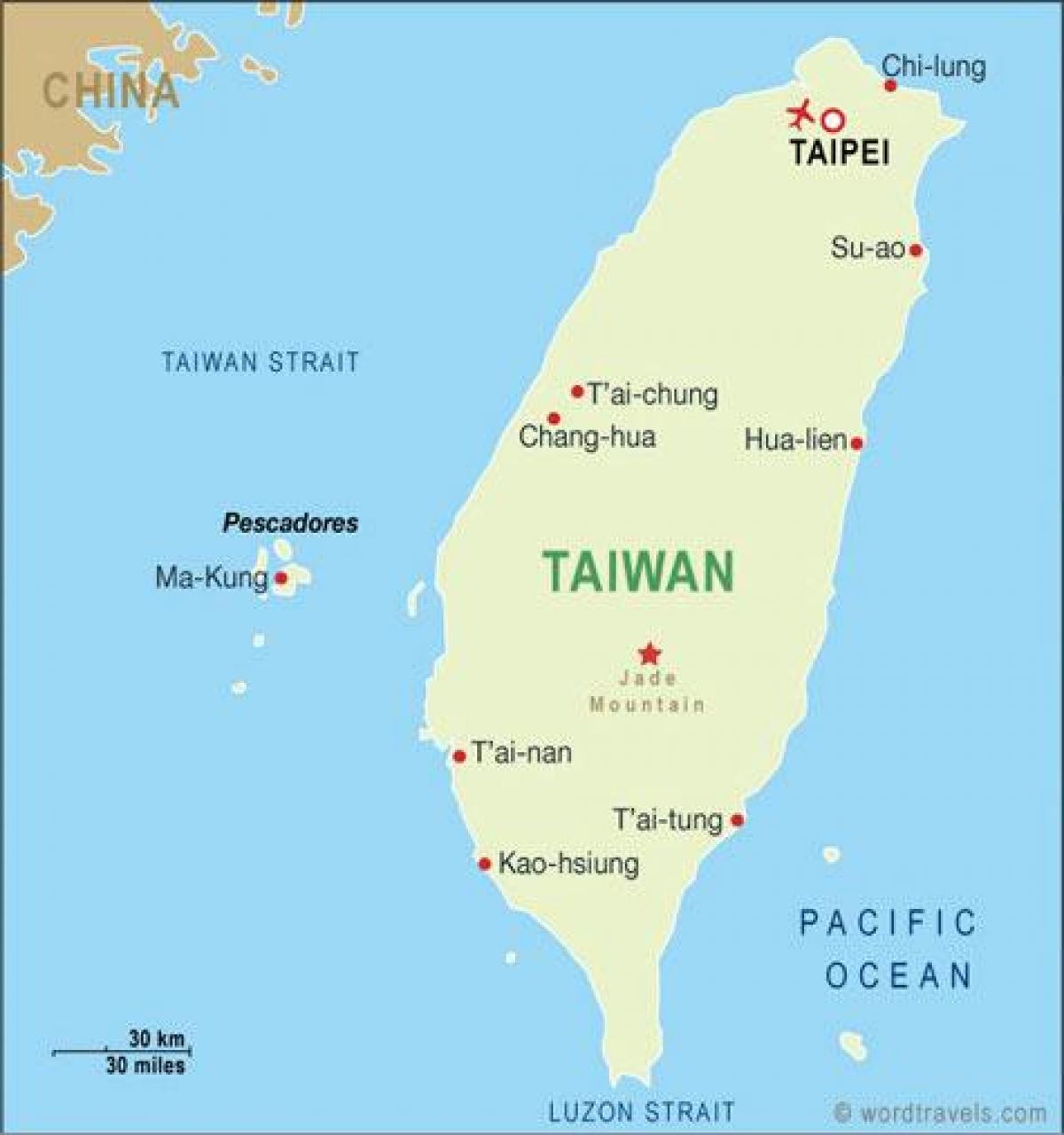 Taiwan taoyuan uwanja wa ndege wa kimataifa ramani
