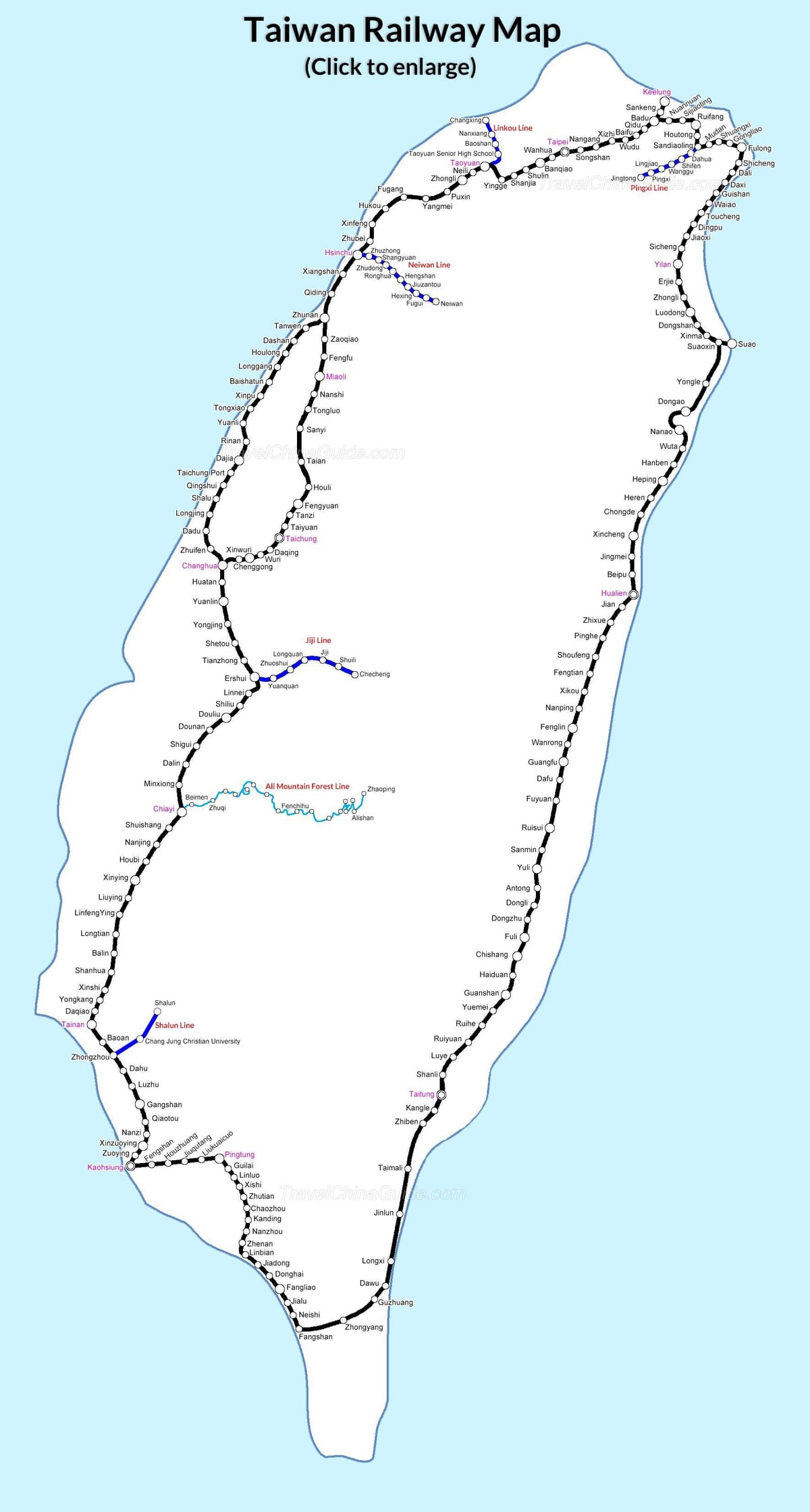 Ramani ya Taiwan lrt