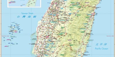 Ramani ya Taiwan kivutio