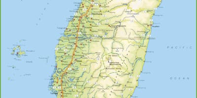 Ramani ya Taiwan offline
