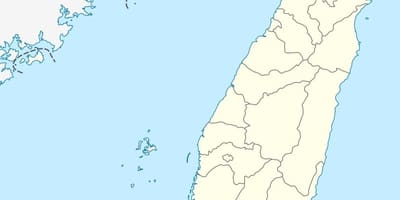 Ramani ya Taiwan vector