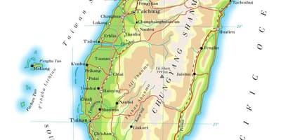 Taiwan barabara ramani