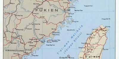 Ramani ya Taiwan strait