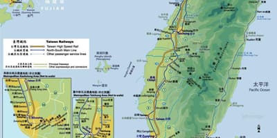 Tra ramani ya njia Taiwan